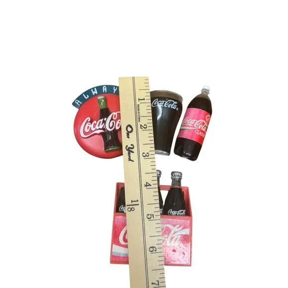 Mini Coca-Cola Collectible Bottles & Accessories Set - Picture 2 of 10